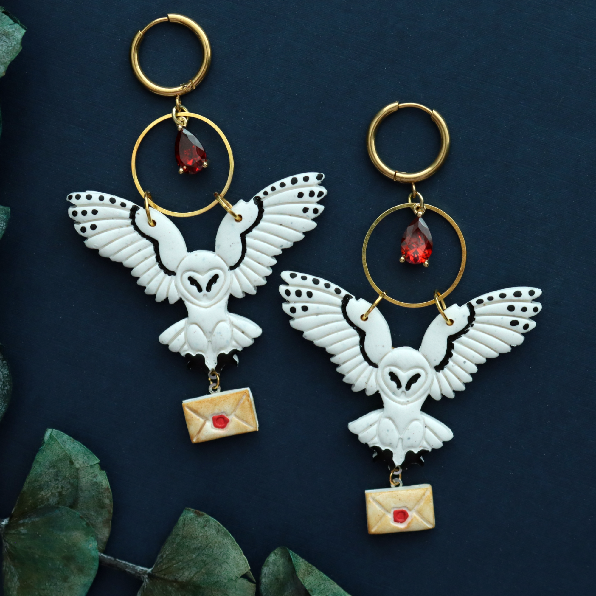Hedwig Owl Earrings